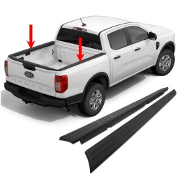 Bed Rail Caps, Trux Load, Ford Ranger Double Cab 2023 - Present - EDK.ro