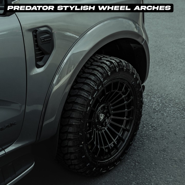 Body Kit, Predator Shadow Build - Stage 1 New, Ford Ranger Double Cab 2023 - Present - EDK.ro