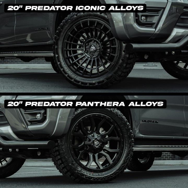 Body Kit, Predator Shadow Build - Stage 1 New, Ford Ranger Double Cab 2023 - Present - EDK.ro