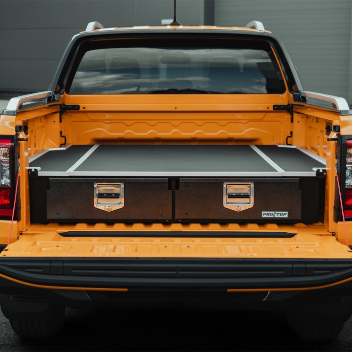 Sistem de Sertare, ProTop Rhino Deck Floor - System, Ford Ranger Cabină Dublă 2023 - Prezent - EDK.ro