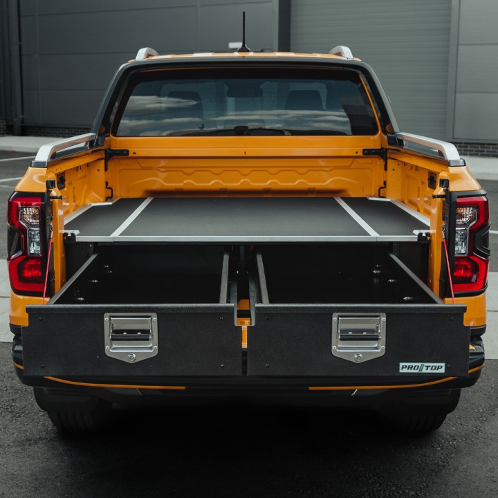 Sistem de Sertare, ProTop Rhino Deck Floor - System, Ford Ranger Cabină Dublă 2023 - Prezent - EDK.ro