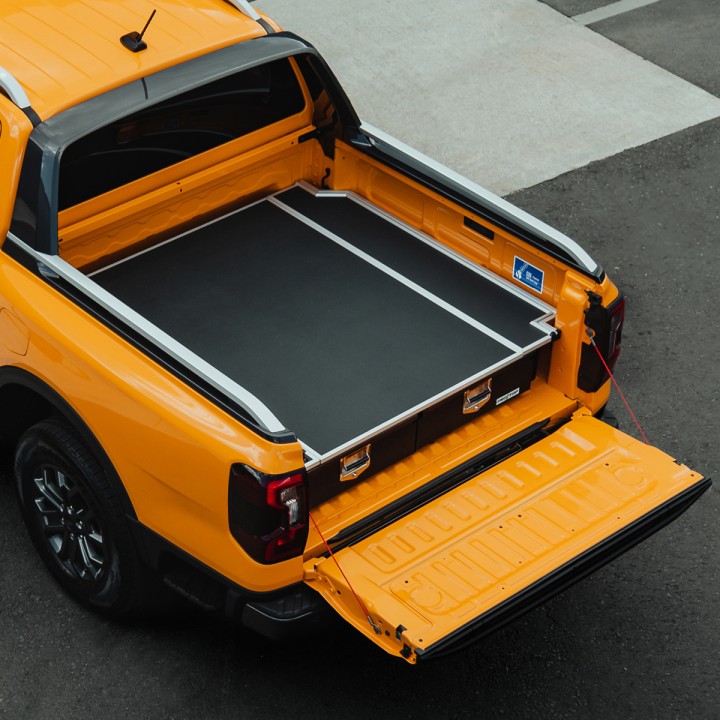 Drawer System, ProTop Rhino Deck Floor - System, Ford Ranger Double Cab 2023 - Present - EDK.ro