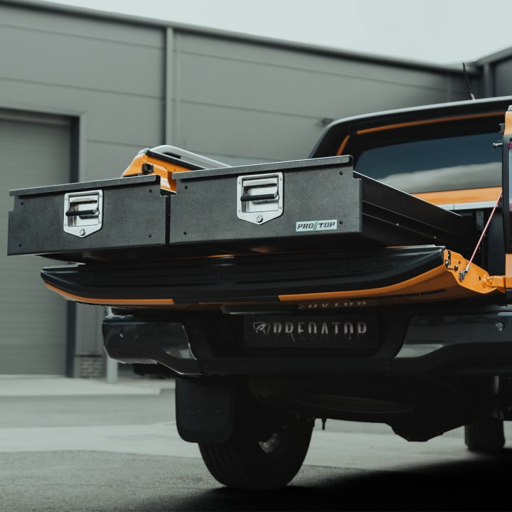 Drawer System, ProTop Rhino Deck Floor - System, Ford Ranger Double Cab 2023 - Present - EDK.ro