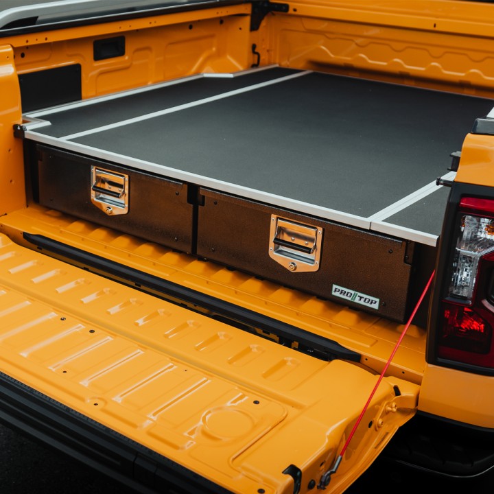 Drawer System, ProTop Rhino Deck Floor - System, Ford Ranger Double Cab 2023 - Present - EDK.ro
