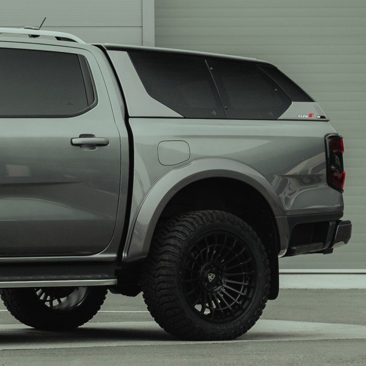 Hardtop Bed Cover, Alpha Type-E Air, Ford Ranger Double Cab 2023 - Present - EDK.ro