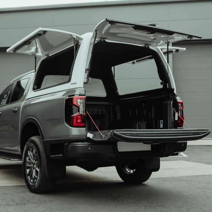 Hardtop Bed Cover, ProTop High Roof Gullwing, Ford Ranger Double Cab 2023 - Present - EDK.ro