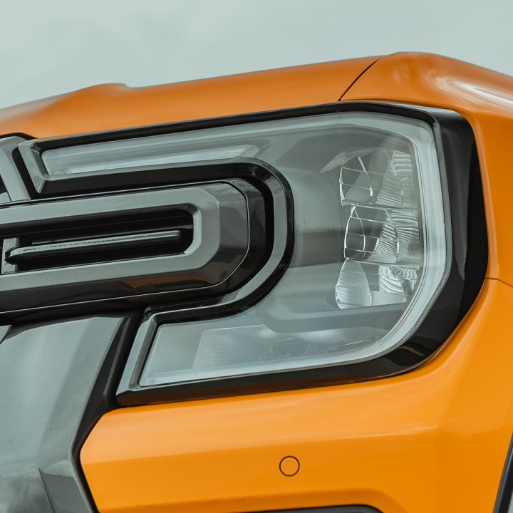 Headlight Covers, Predator, Color Matt or Gloss Black, Ford Ranger Double Cab 2023 - Present - EDK.ro