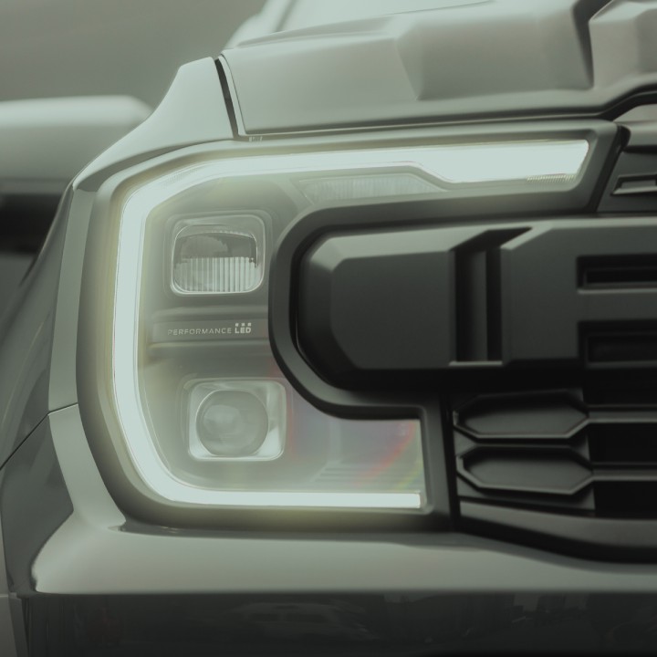 Headlight Covers, Predator, Color Matt or Gloss Black, Ford Ranger Double Cab 2023 - Present - EDK.ro