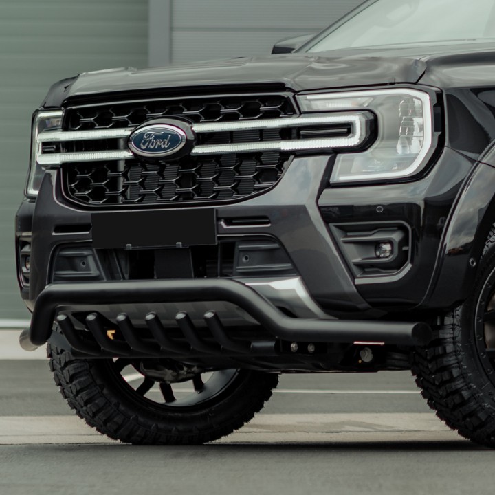 Headlight Covers, Predator, Color Matt or Gloss Black, Ford Ranger Double Cab 2023 - Present - EDK.ro