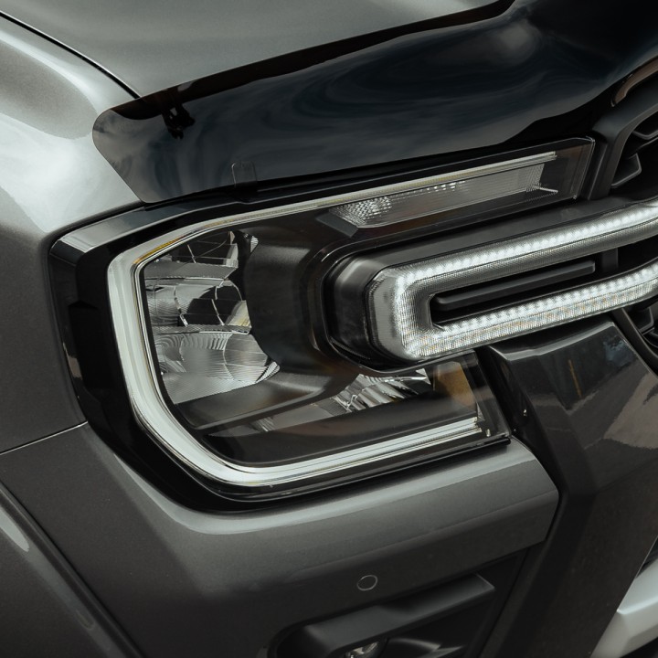 Headlight Covers, Predator, Color Matt or Gloss Black, Ford Ranger Double Cab 2023 - Present - EDK.ro
