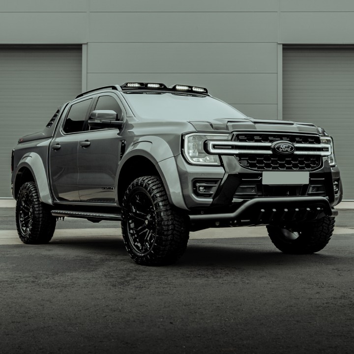Headlight Covers, Predator, Color Matt or Gloss Black, Ford Ranger Double Cab 2023 - Present - EDK.ro