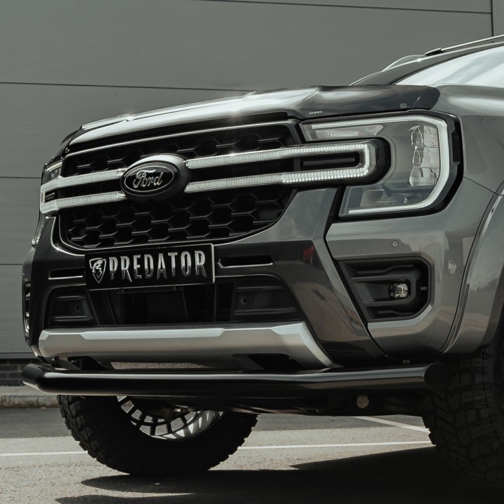 Headlight Covers, Predator, Color Matt or Gloss Black, Ford Ranger Double Cab 2023 - Present - EDK.ro