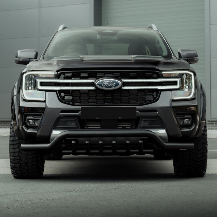 Headlight Covers, Predator, Color Matt or Gloss Black, Ford Ranger Double Cab 2023 - Present - EDK.ro