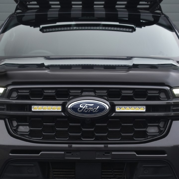 Kit de Integrare Proiectoare LED Omologate Pentru Grilă, Osram, Ford Ranger Cabină Dublă 2023 - Prezent - EDK.ro