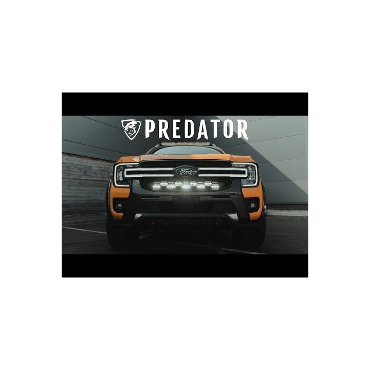 EC Approved LED Projector Integration Kit for Grille, Predator 30", Ford Ranger Double Cab 2023 - Present - EDK.ro