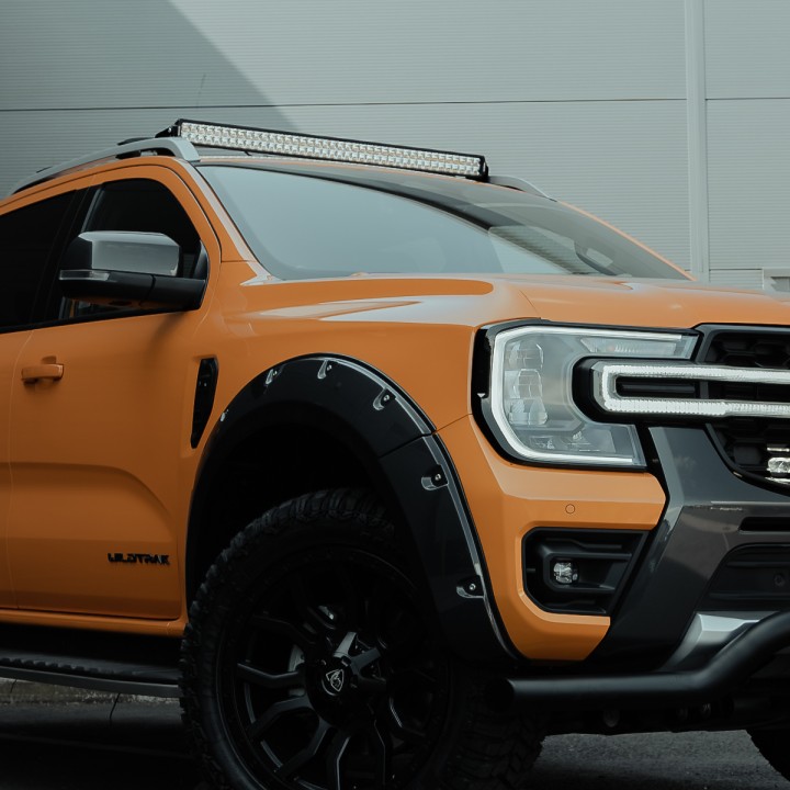 EC Approved LED Projector Integration Kit for Roof, Predator 40", Ford Ranger Double Cab 2023 - Present - EDK.ro