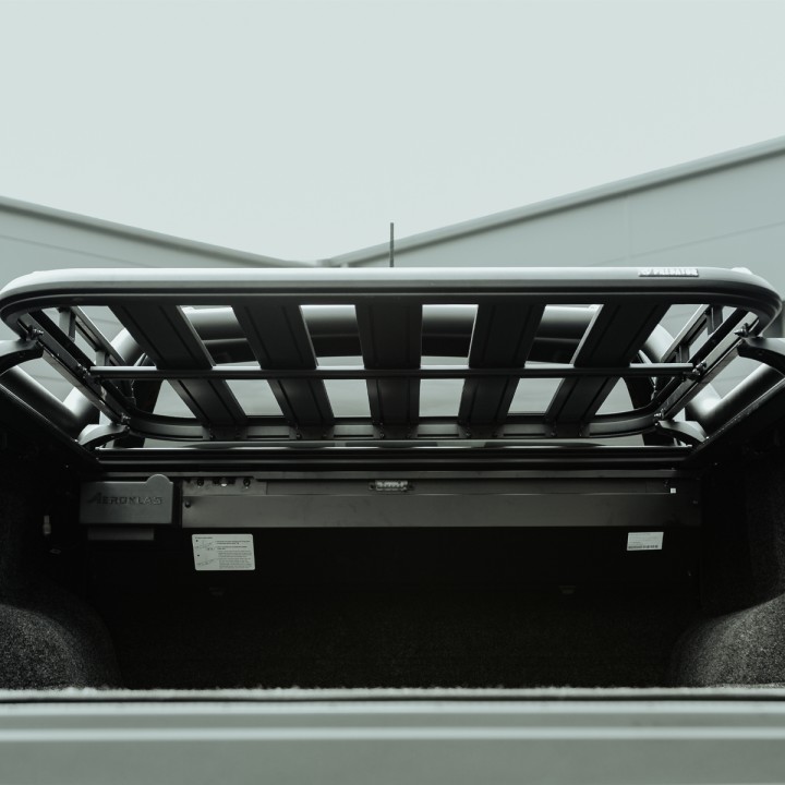 Platform Roof Rack, Predator Roller Shutters with Side Rails), Ford Ranger Double Cab 2023 - Present - EDK.ro