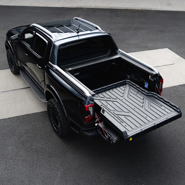 Sliding Bed Tray, Aeroklas Aero Bed Glide - Electric, Ford Ranger Double Cab 2023 - Present - EDK.ro