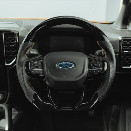 Volan, Predator Wildtrak in și Heated, Culoare Negru Lucios, Ford Ranger Cabină Dublă 2023 - Prezent - EDK.ro