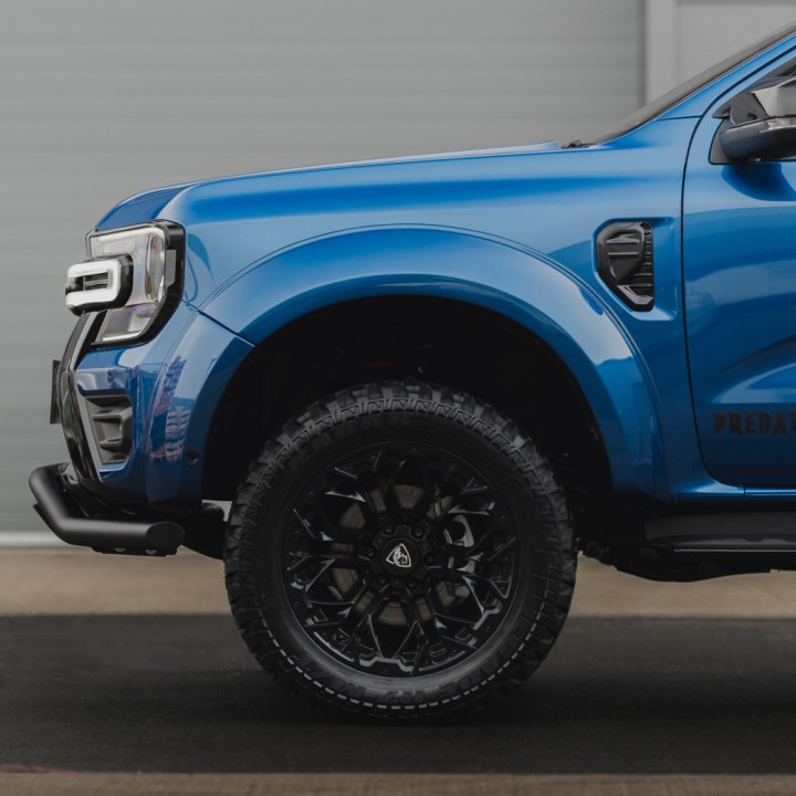 Fender Flares, Predator, Color Matt Black, Ford Ranger Double Cab 2023 - Present - EDK.ro