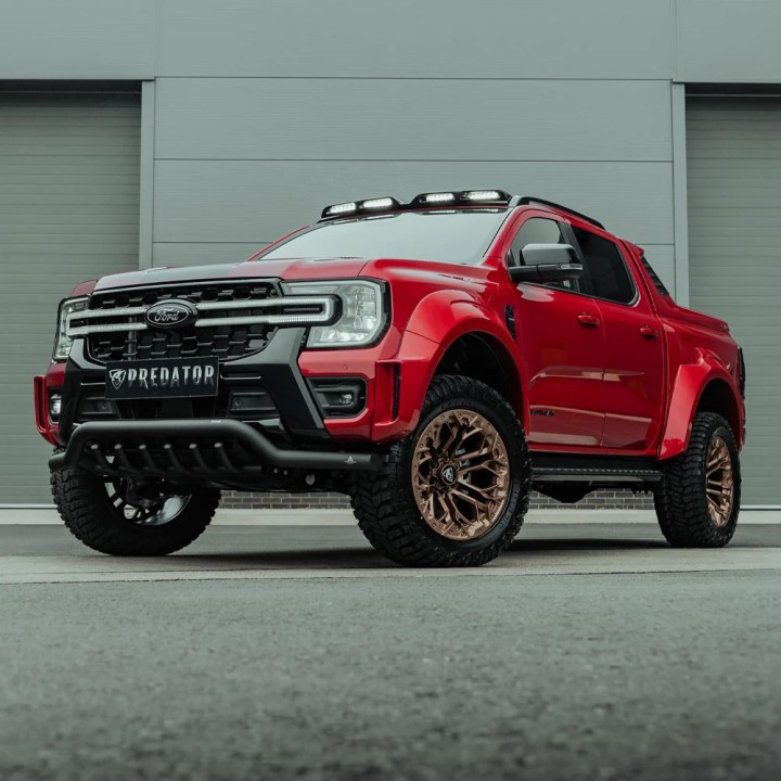 Fender Flares, Predator Monster Vented, Color Various Colours, Ford Ranger Double Cab 2023 - Present - EDK.ro