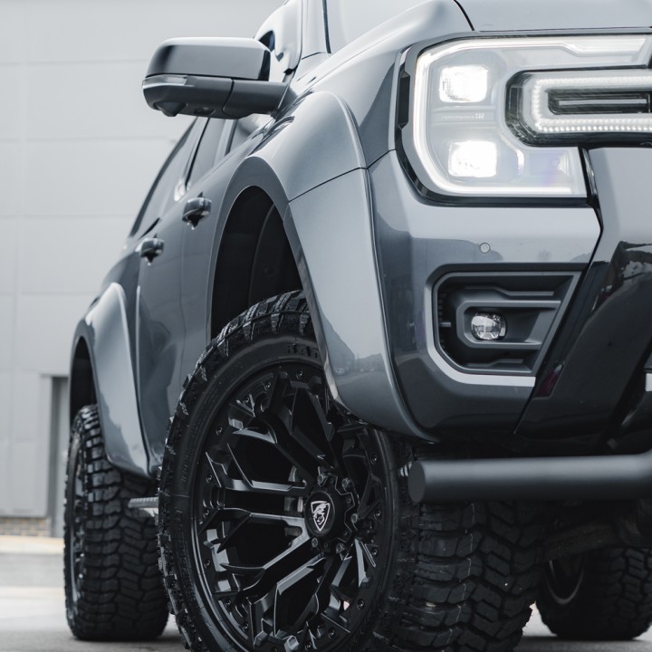 Extensii Aripi, Predator Monster, Culoare Grund, Ford Ranger Cabină Dublă 2023 - Prezent - EDK.ro