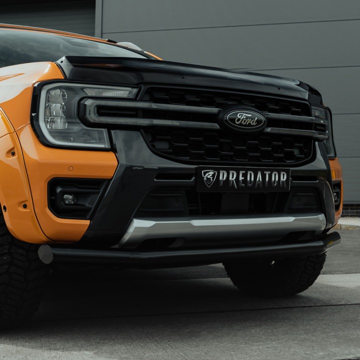 Deflector Capotă, Trux A Finish - Type 2 Stil, Culoare Fumuriu Închis, Ford Ranger Cabină Dublă / Cabină Single 2023 - Prezent -
