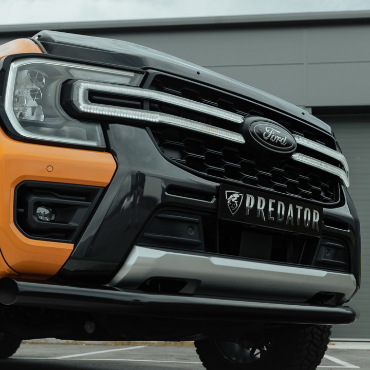 Deflector Capotă, Trux A Finish - Type 2 Stil, Culoare Fumuriu Închis, Ford Ranger Cabină Dublă / Cabină Single 2023 - Prezent -