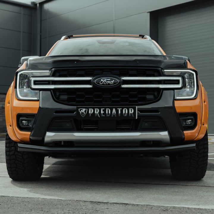 Deflector Capotă, Trux A Finish - Type 2 Stil, Culoare Fumuriu Închis, Ford Ranger Cabină Dublă / Cabină Single 2023 - Prezent -