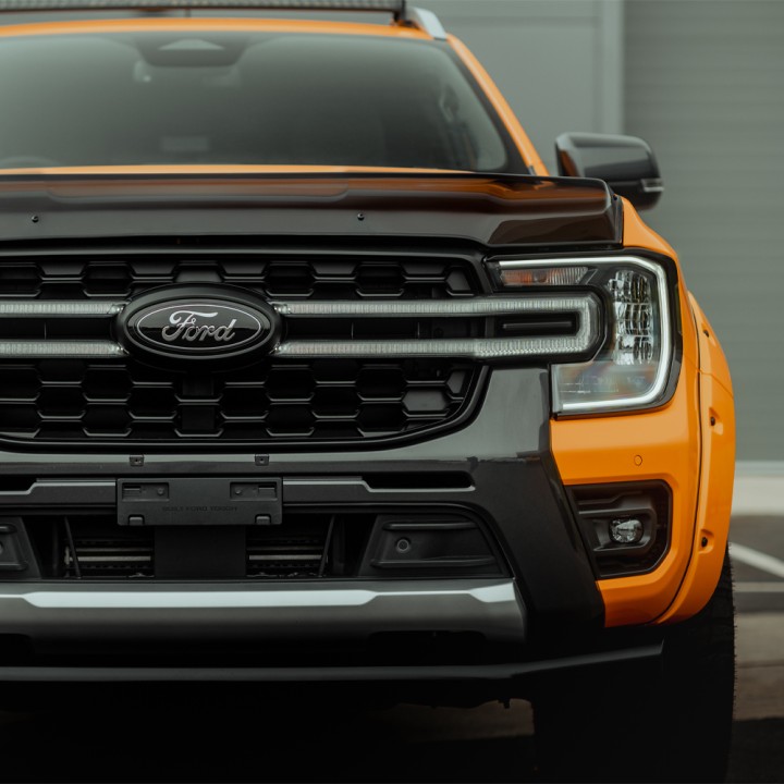 Deflector Capotă, Trux A Finish - Type 2 Stil, Culoare Fumuriu Închis, Ford Ranger Platinum / Tremor / Wildtrak / Wildtrak X / XL / XLT Cabină Dublă / Cabină Single 2023 - Prezent - EDK.ro
