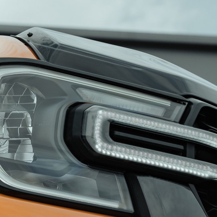 Deflector Capotă, Trux A Finish - Type 2 Stil, Culoare Fumuriu Închis, Ford Ranger Platinum / Tremor / Wildtrak / Wildtrak X / XL / XLT Cabină Dublă / Cabină Single 2023 - Prezent - EDK.ro
