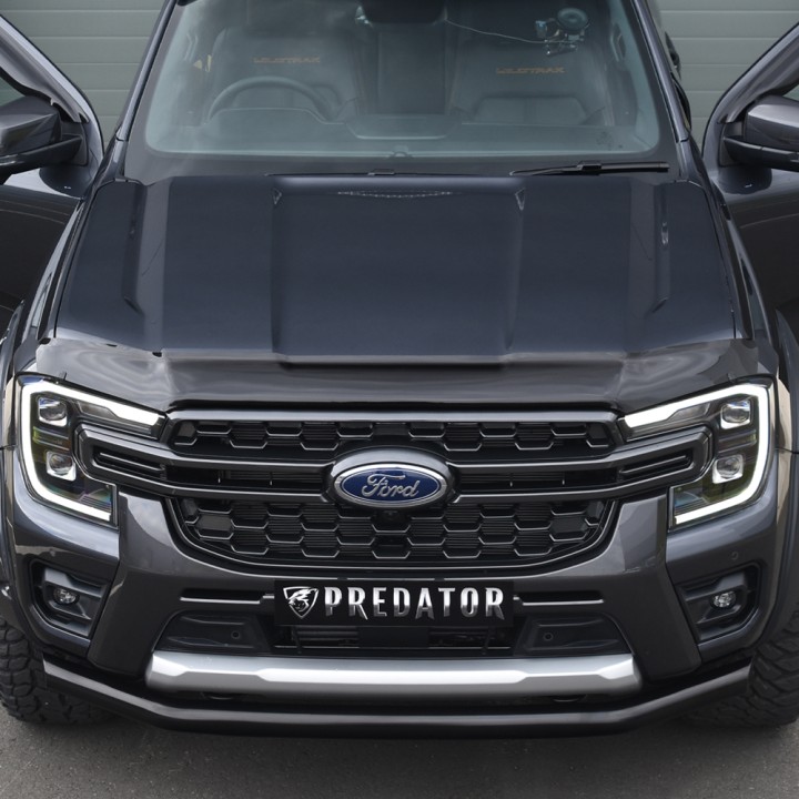 Bonnet Protector, Trux, Color Dark Smoke, Ford Ranger Double Cab / Single Cab 2023 - Present - EDK.ro