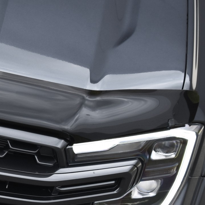 Deflector Capotă, Trux, Culoare Fumuriu Închis, Ford Ranger Platinum / Tremor / Wildtrak / Wildtrak X / XL / XLT Cabină Dublă / Cabină Single 2023 - Prezent - EDK.ro