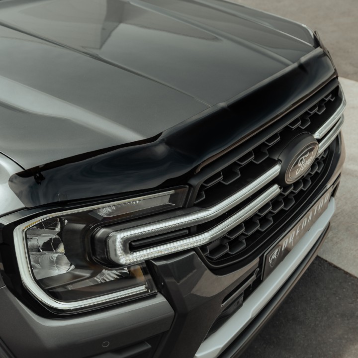 Deflector Capotă, Trux, Culoare Fumuriu Închis, Ford Ranger Platinum / Tremor / Wildtrak / Wildtrak X / XL / XLT Cabină Dublă / Cabină Single 2023 - Prezent - EDK.ro