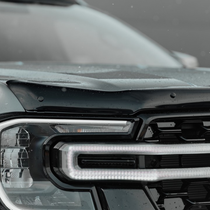 Deflector Capotă, Trux Slimline, Culoare Fumuriu Închis, Ford Ranger Platinum / Tremor / Wildtrak / Wildtrak X / XL / XLT Cabină Dublă / Cabină Single 2023 - Prezent - EDK.ro