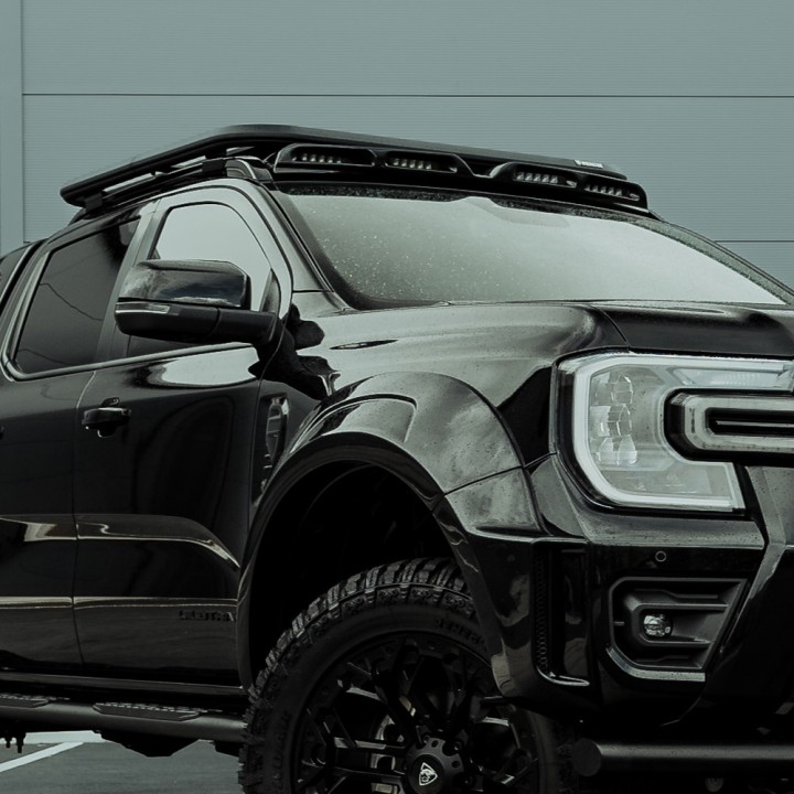 Platform Roof Rack, Predator Existing Roof Rails, Ford Ranger Wildtrak Double Cab 2023 - Present - EDK.ro