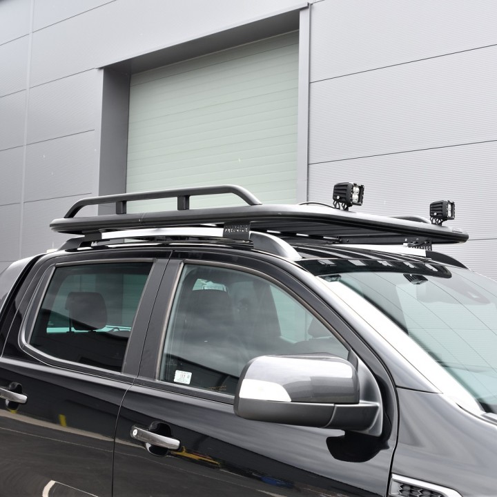 Platform Roof Rack, Predator Side Rails for Existing Roof Rails, Ford Ranger Wildtrak Double Cab 2023 - Present - EDK.ro