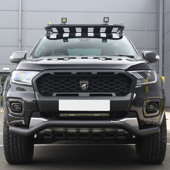 Platform Roof Rack, Predator Side Rails for Existing Roof Rails, Ford Ranger Wildtrak Double Cab 2023 - Present - EDK.ro