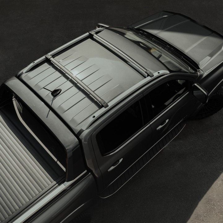 Bare Transversale de Plafon, Trux Șine de Plafon, Culoare Negru, Ford Ranger Wildtrak Cabină Dublă 2023 - Prezent - EDK.ro