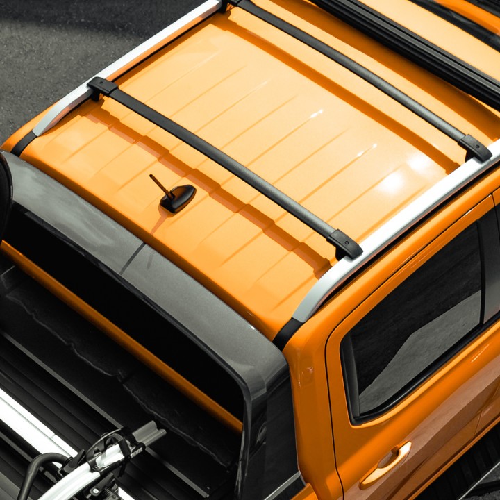 Roof Cross Bars, Trux Roof Rails, Color Black, Ford Ranger Wildtrak Double Cab 2023 - Present - EDK.ro