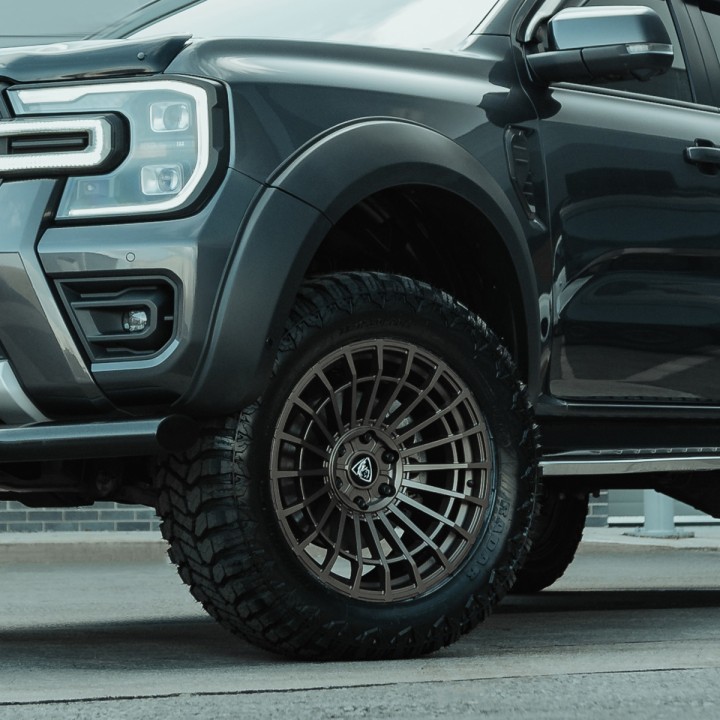 Fender Flares, Trux Dynamic, Color Matt Black, Ford Ranger Wildtrak Double Cab 2023 - Present - EDK.ro