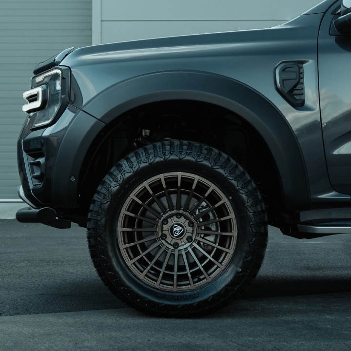 Fender Flares, Trux Dynamic, Color Matt Black, Ford Ranger Wildtrak Double Cab 2023 - Present - EDK.ro