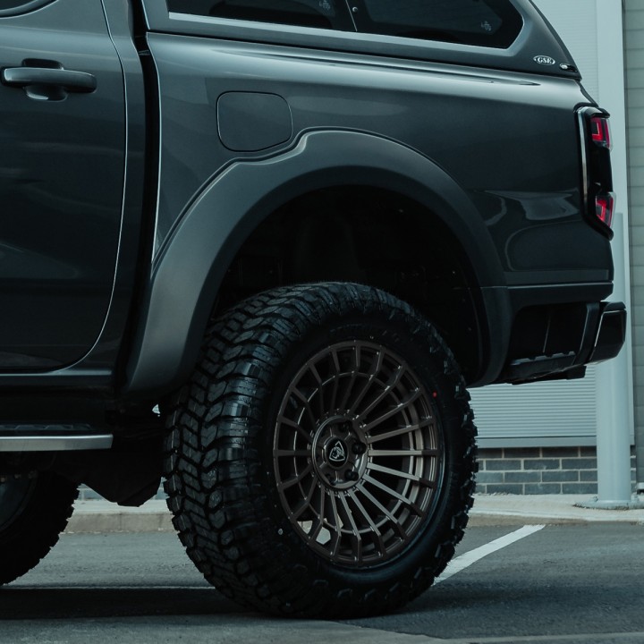 Extensii Aripi, Trux Dynamic, Culoare Negru Mat, Ford Ranger Wildtrak Cabină Dublă 2023 - Prezent - EDK.ro