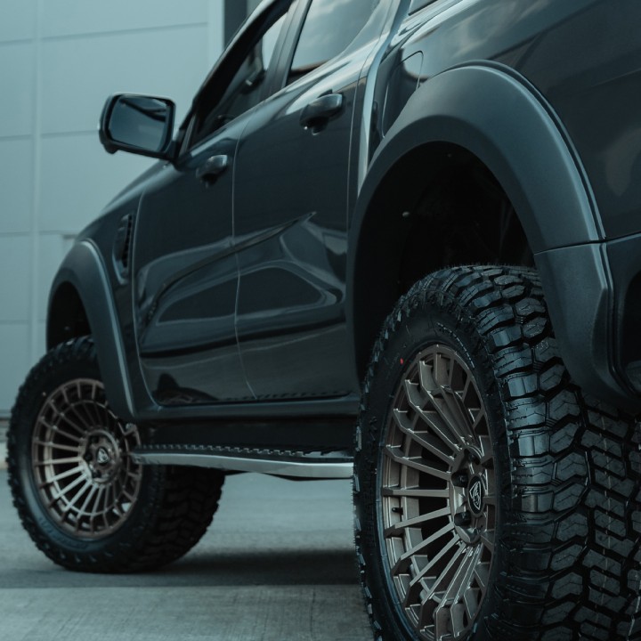 Fender Flares, Trux Dynamic, Color Matt Black, Ford Ranger Wildtrak Double Cab 2023 - Present - EDK.ro