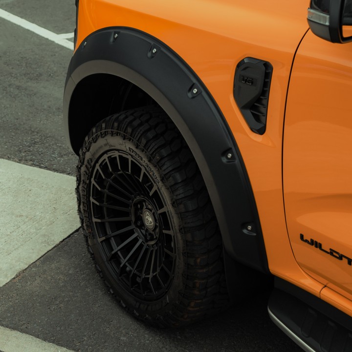 Extensii Aripi, Predator Sport, Culoare Negru Mat, Ford Ranger Wildtrak Cabină Dublă 2023 - Prezent - EDK.ro