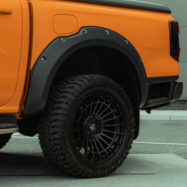 Fender Flares, Predator Sport, Color Matt Black, Ford Ranger Wildtrak Double Cab 2023 - Present - EDK.ro