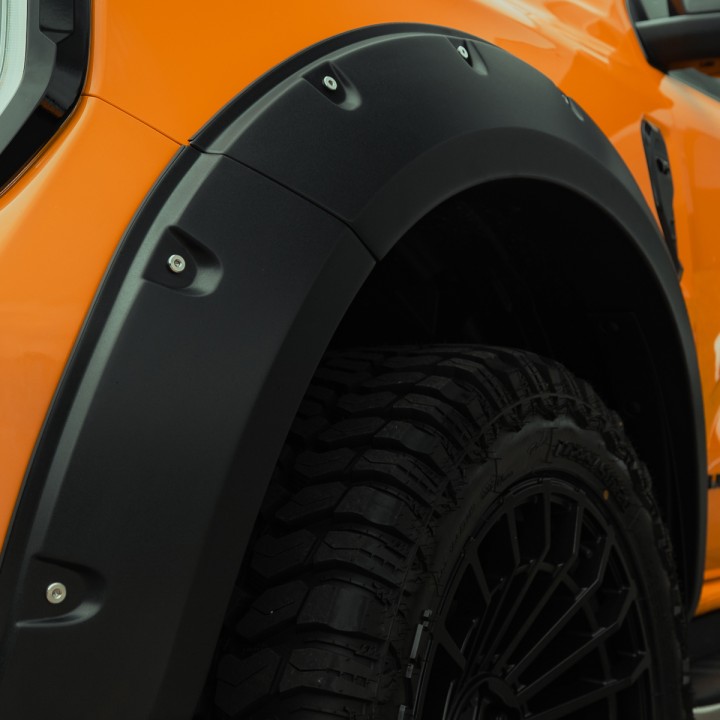 Fender Flares, Predator Sport, Color Matt Black, Ford Ranger Wildtrak Double Cab 2023 - Present - EDK.ro