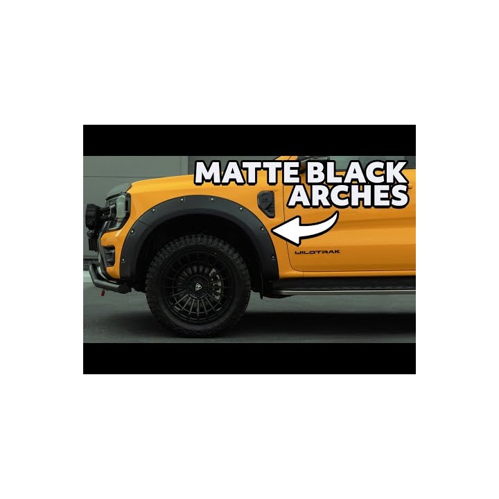 Fender Flares, Predator Sport, Color Matt Black, Ford Ranger Wildtrak Double Cab 2023 - Present - EDK.ro