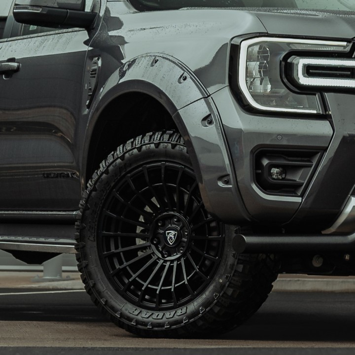 Fender Flares, Predator Sport in - Black Rivets, Color Various Colours, Ford Ranger Wildtrak Double Cab 2023 - Present - EDK.ro