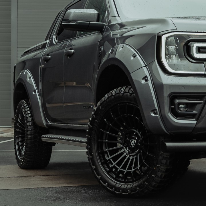 Fender Flares, Predator Sport in - Black Rivets, Color Various Colours, Ford Ranger Wildtrak Double Cab 2023 - Present - EDK.ro